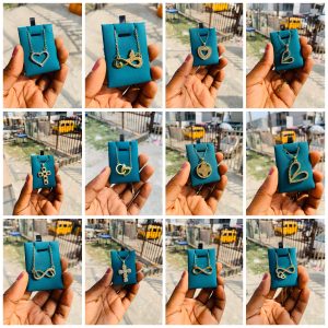 Dozen single dainty necklaces collection 4