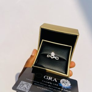 Tiara Moissanite Ring
