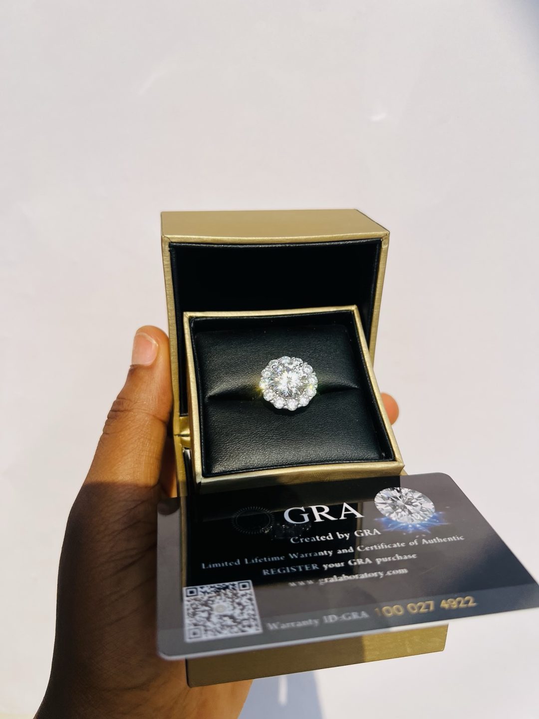 Queen Elizabeth Moissanite Ring