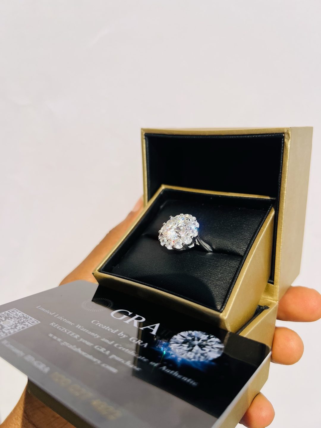 Queen Elizabeth Moissanite Ring - Image 8