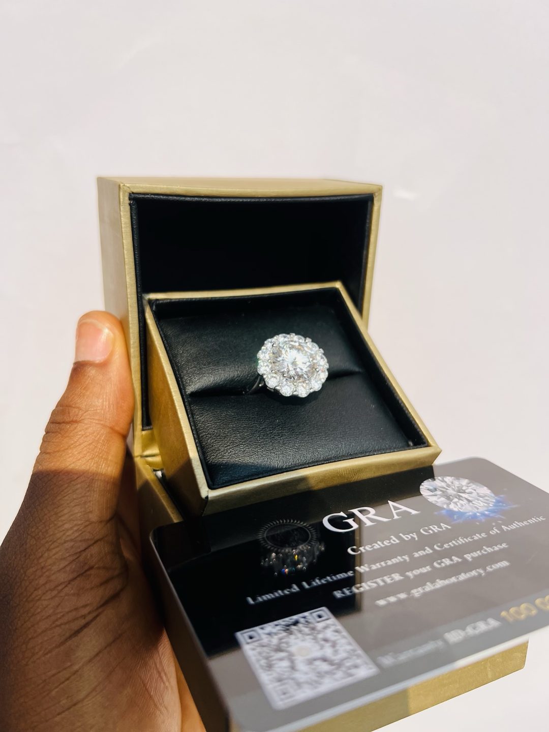 Queen Elizabeth Moissanite Ring - Image 10