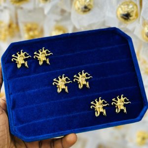 Squid gold replica earrings