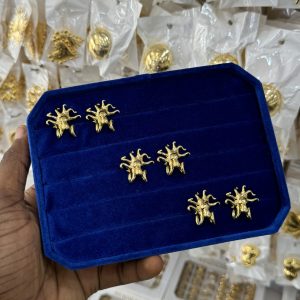 Squid gold replica earrings