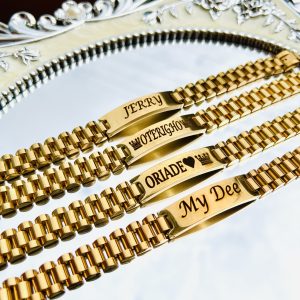 12mm Gold Rolex bracelet