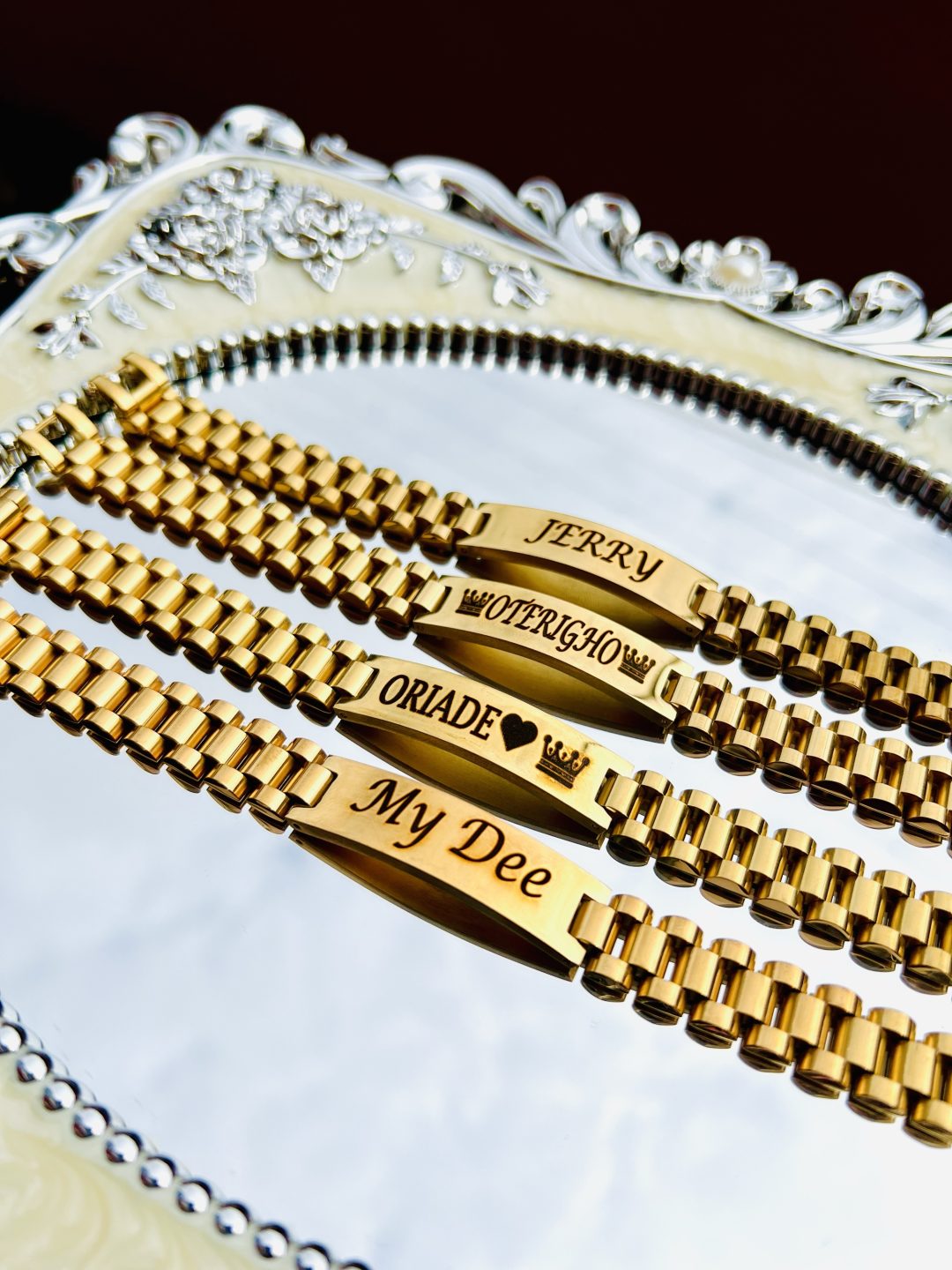 12mm Gold Rolex bracelet