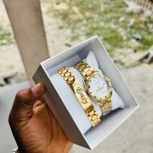 Rebirth dual face with engraved bracelet with box