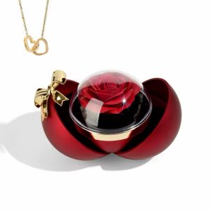 Bowknot flower circle box