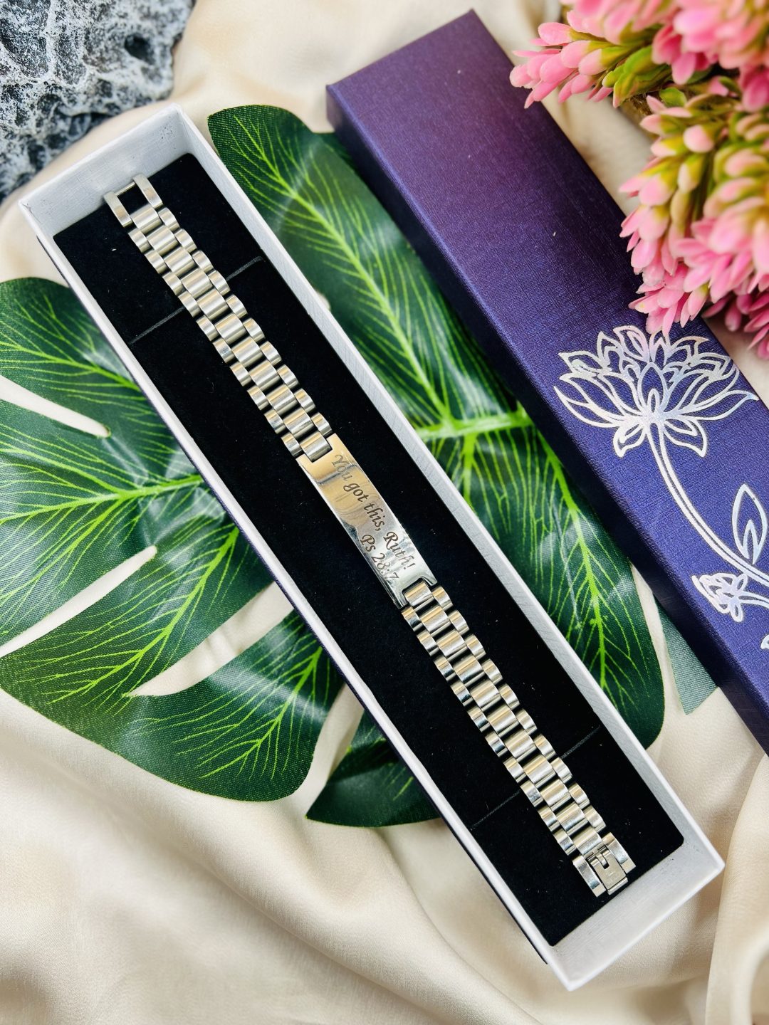 12 mm Silver Rolex bracelet