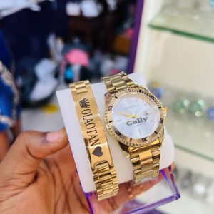 Rebirth dual face with engraved bracelet with box