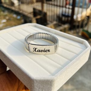 Silver stretchy bracelet