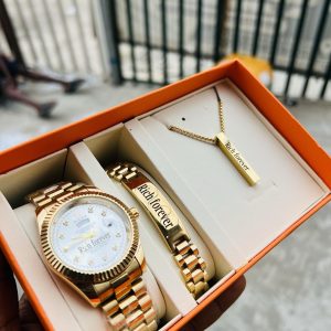 Male Engraved Rolex combo with box
