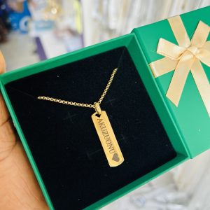 Gold flat Necklace