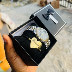 Presidential rebirth with love engraved bracelet