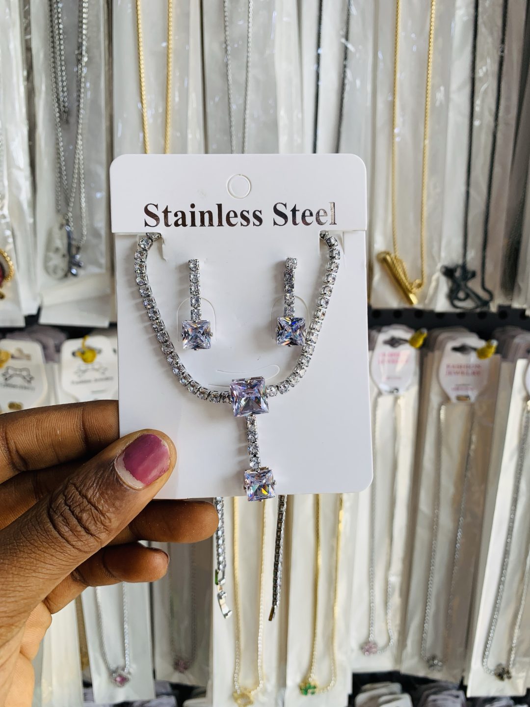 Tennis square  silver set