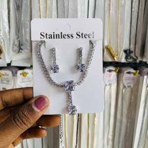 Tennis square  silver set
