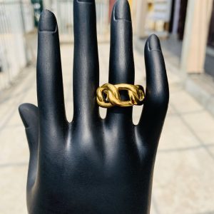 Cuban link steel rings