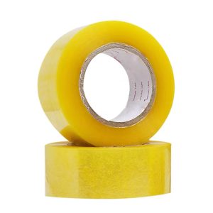 Yellow gold transparent adhesive tape