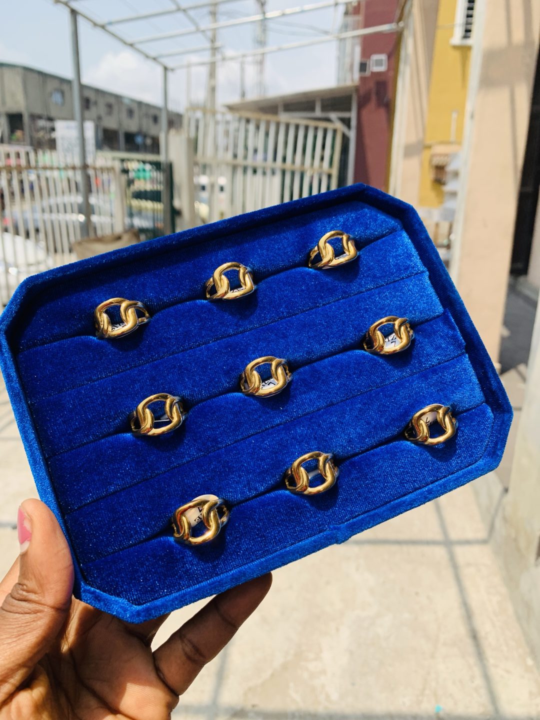 Tibi steel rings - Image 2