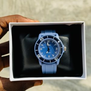 Blue Timetti rubber watch