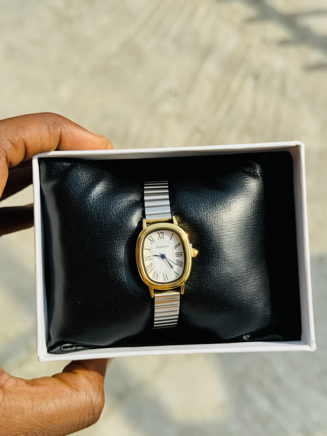 Rebirth two tone oyster female watch