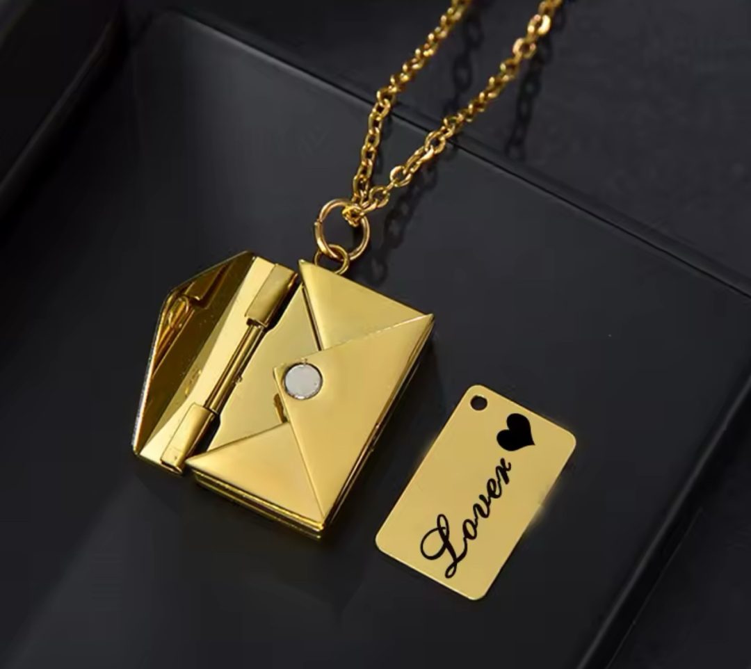 Envelope Engraved necklace - Image 4