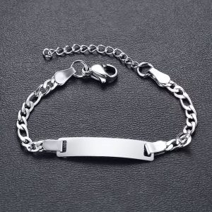 Baby  Silver Engraved bracelet