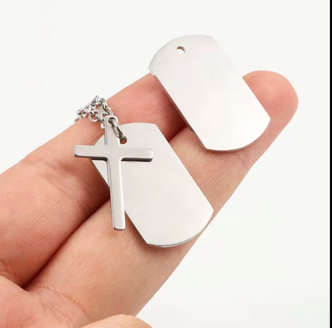 Silver Cross Silver Necklace 002