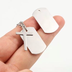 Silver Cross Silver Necklace 002