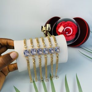 Half stone bracelet 006