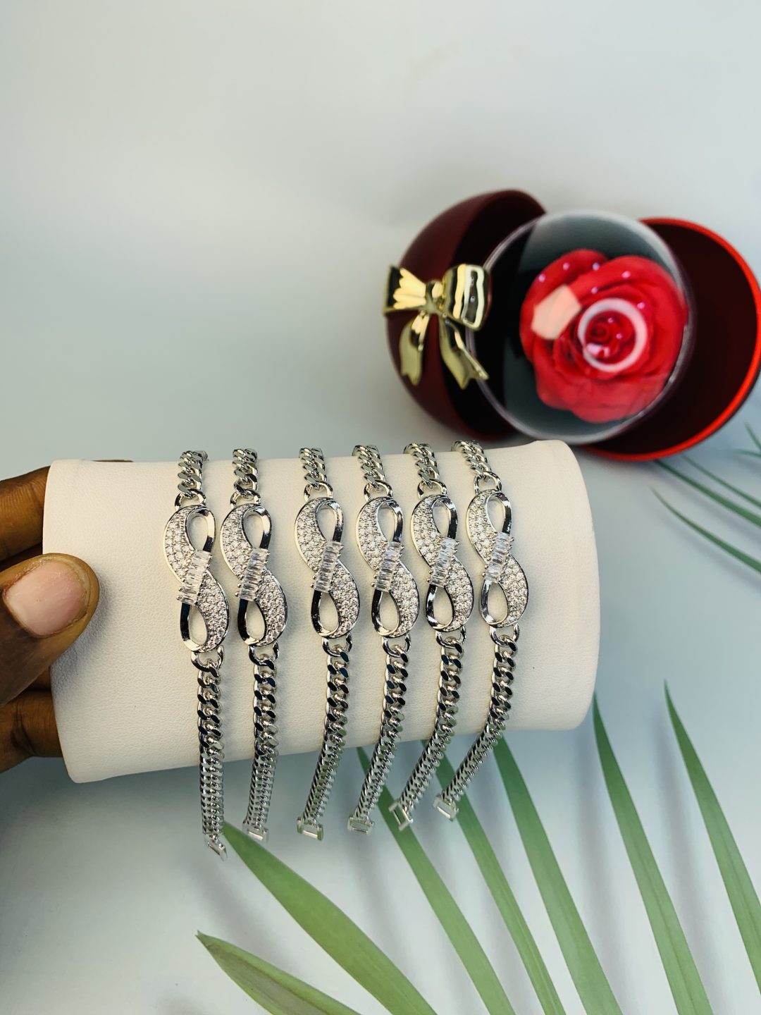 Half stone bracelet 005 - Image 3