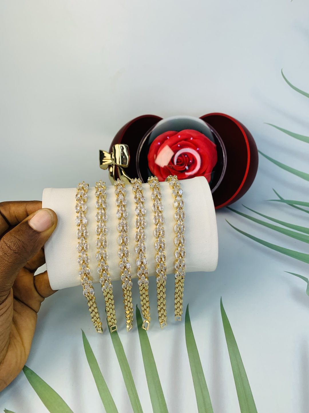 Half stone bracelet 004 - Image 3
