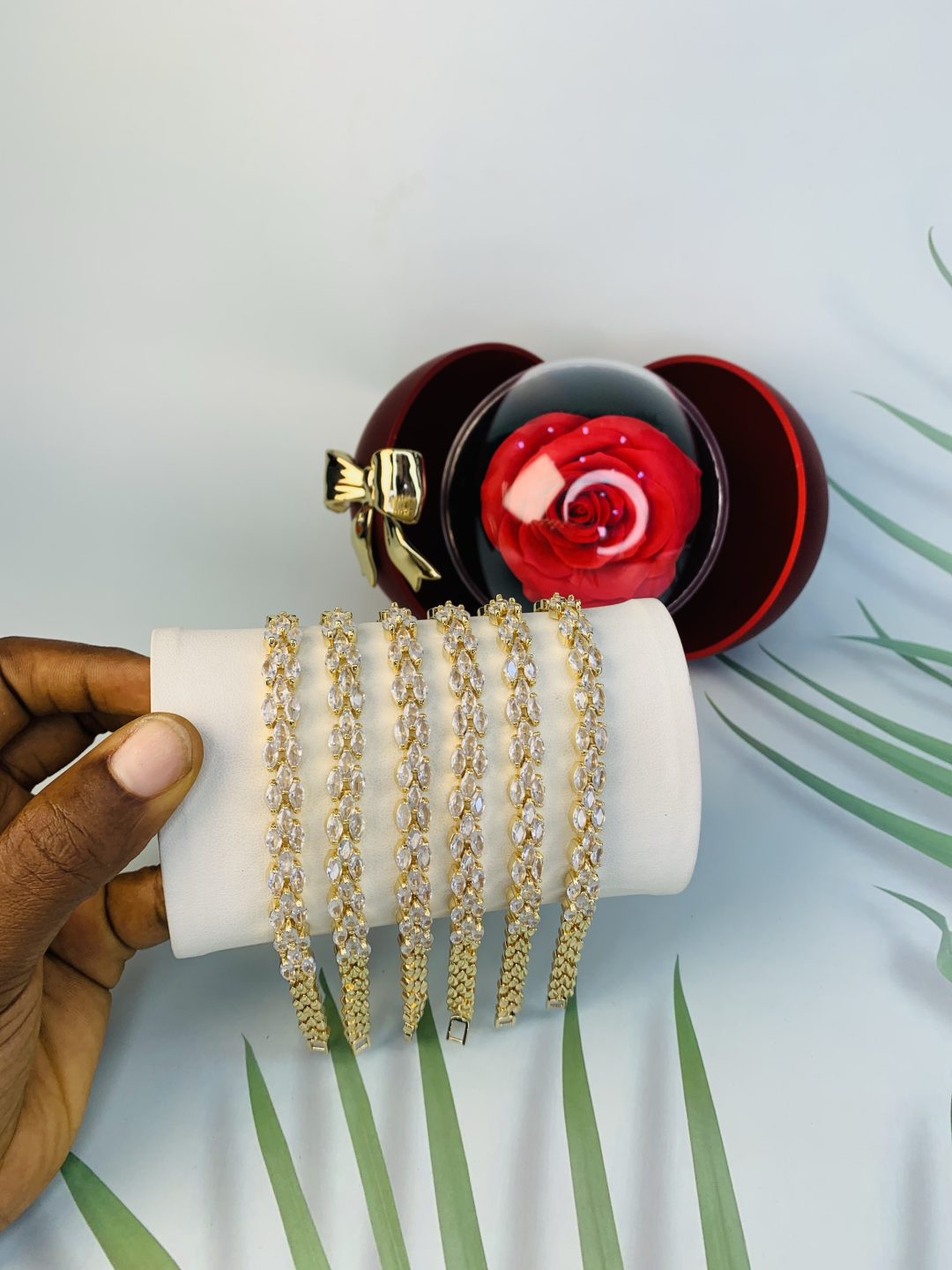 Half stone bracelet 004 - Image 2