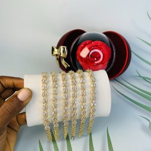 Half stone bracelet 004