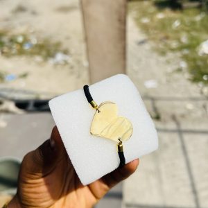 Engraved Love draw string bracelet