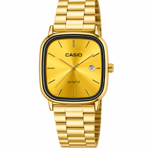 Casio gold gold face watch