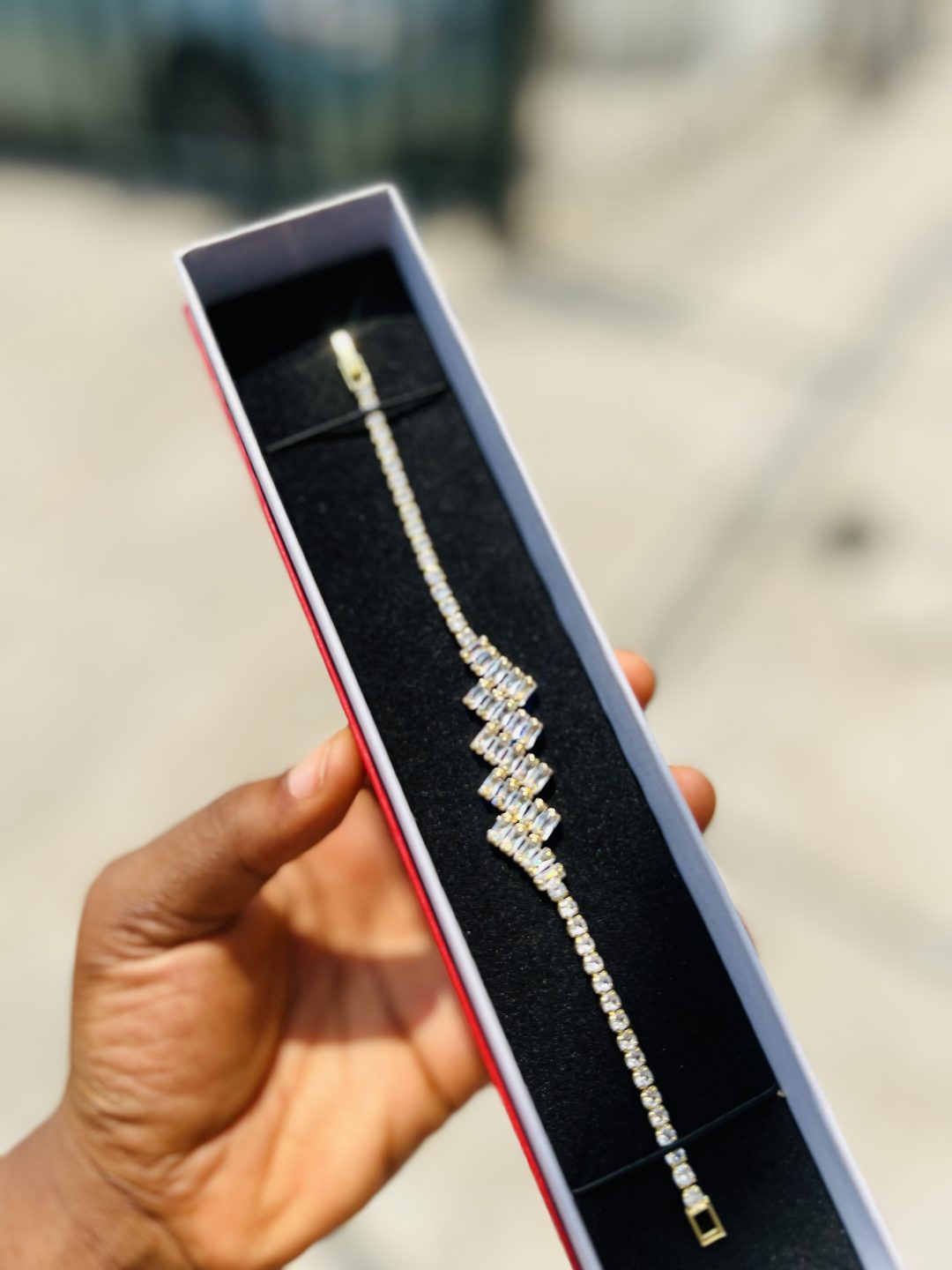 Shock Cz bracelet (gold) - Image 4
