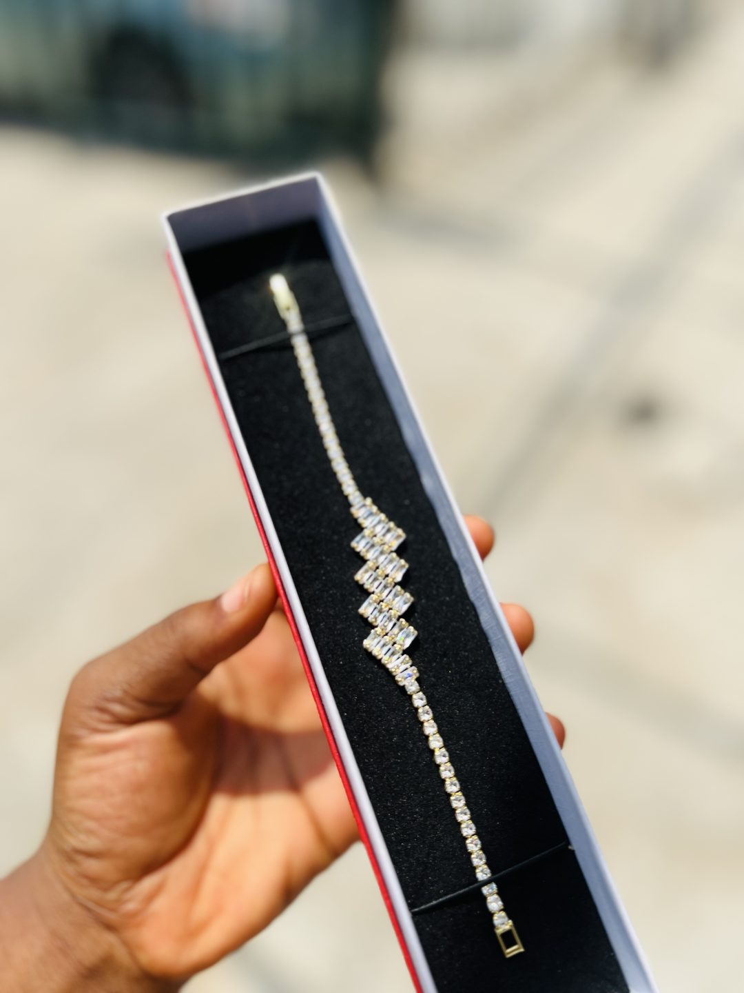 Shock Cz bracelet (gold) - Image 2
