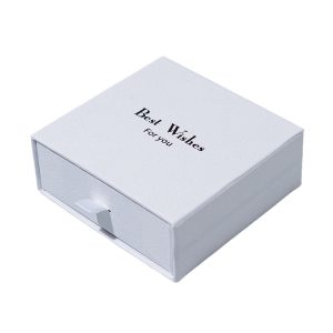 Best wishes white draw jewelry box