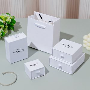 Best wishes white draw jewelry box