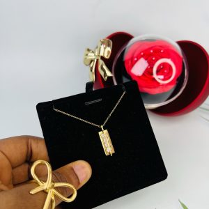Sharp steel necklace