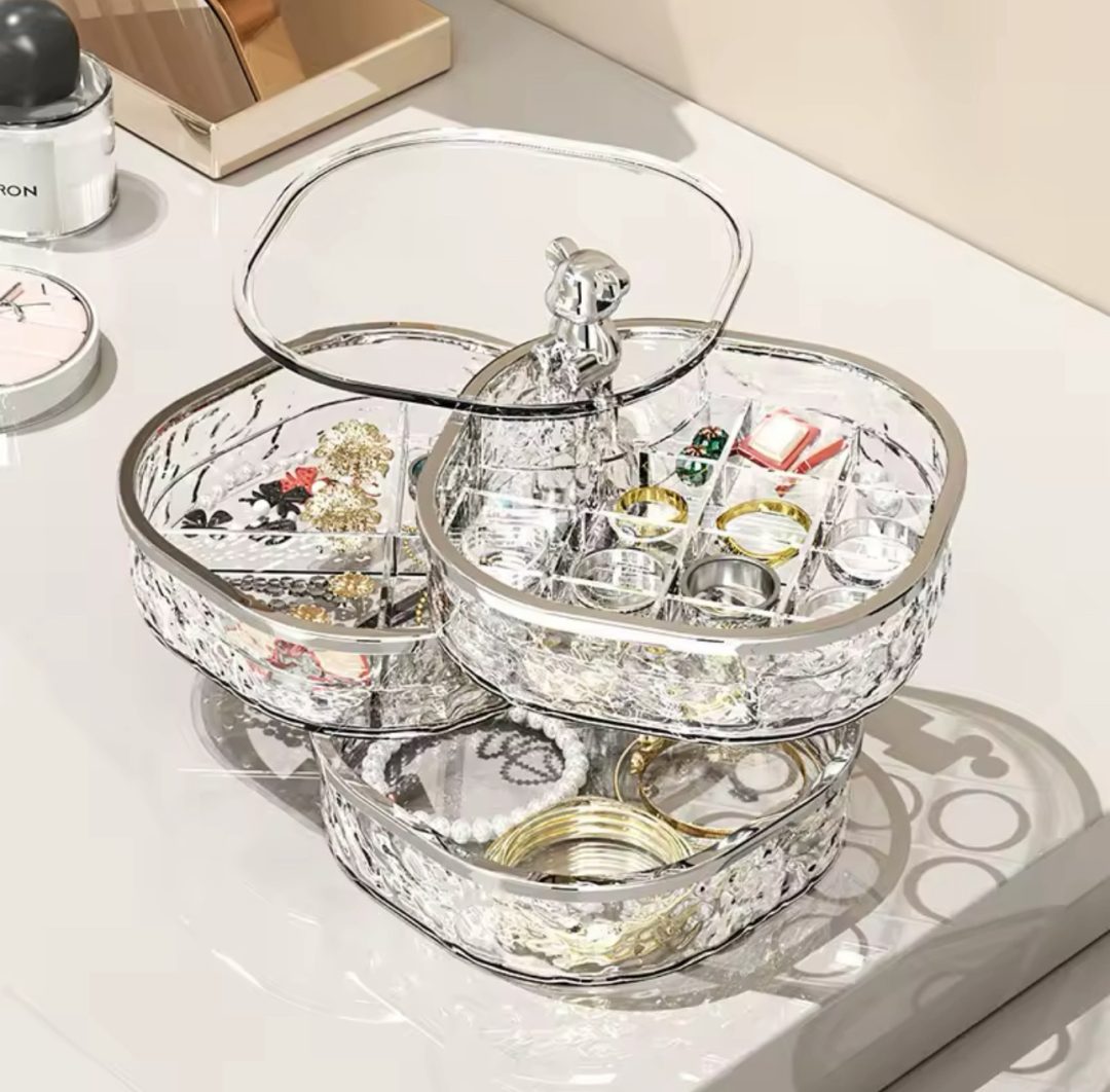 Teddy head transparent jewelry organizer - Image 4