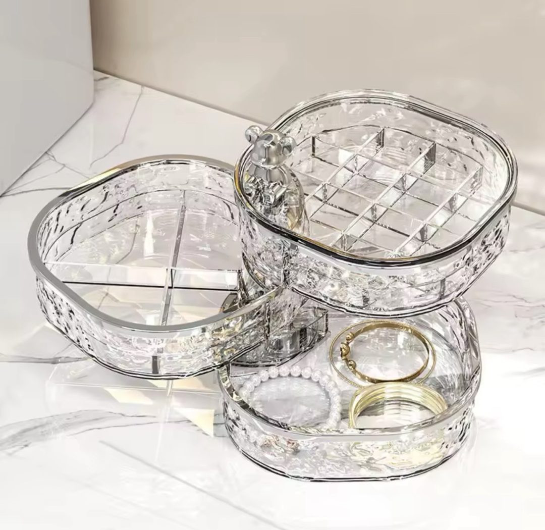 Teddy head transparent jewelry organizer - Image 3