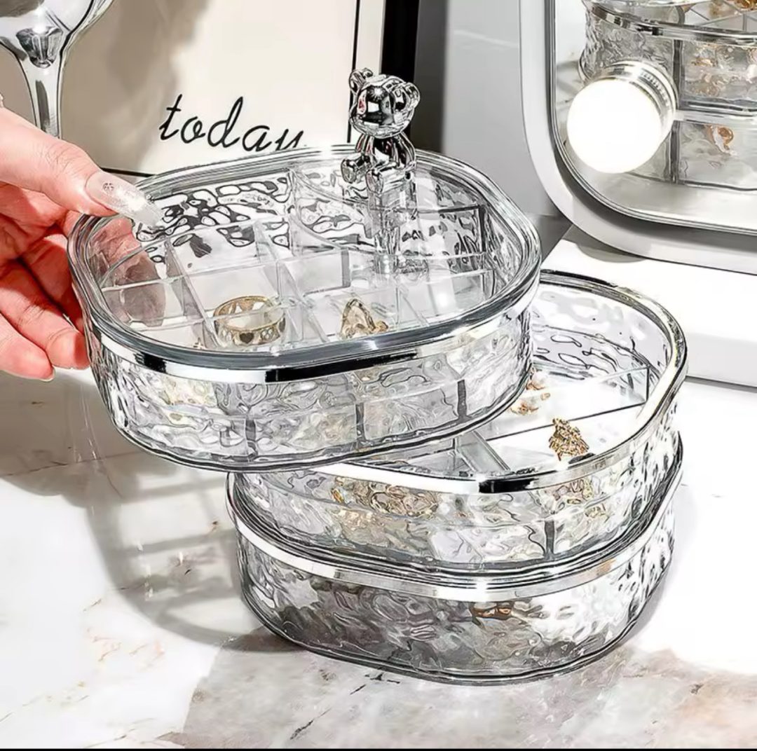 Teddy head transparent jewelry organizer - Image 5