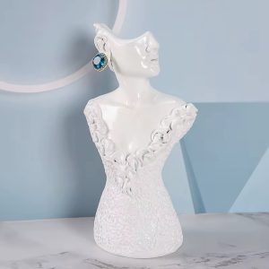 20cm mini white jewelry display mannequin