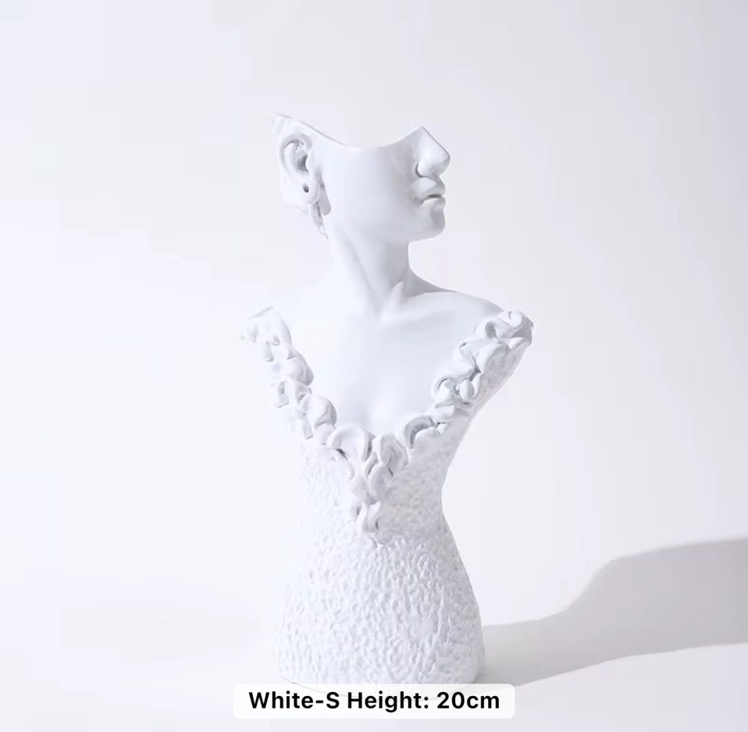 20cm mini white jewelry display mannequin - Image 2