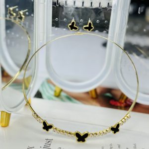 MD BUTTER FLY GOLD CHORD SET