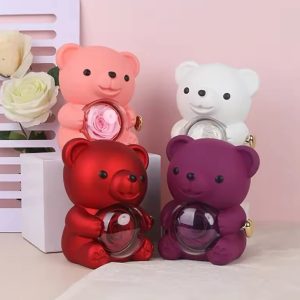 Red Teddy rose box
