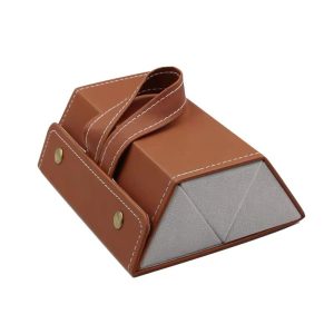 3 roll brown shades organizer