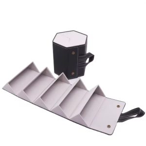 5 row black sunshades organizer