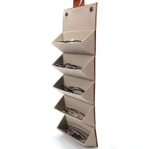 5 rolls brown shades organizer